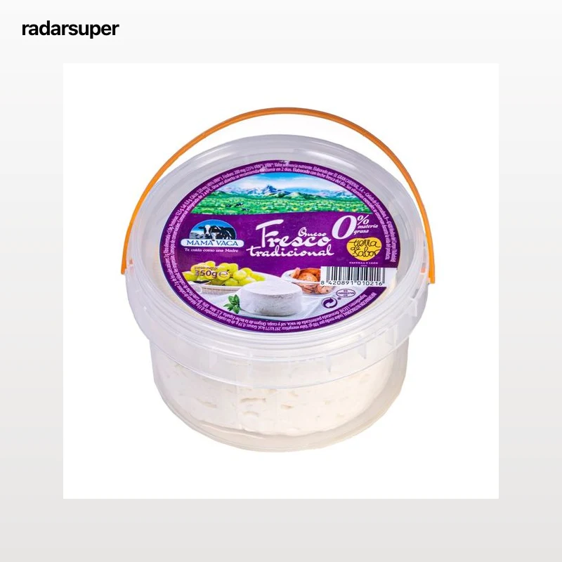 MAMA VACA Queso fresco tradicional 0% materia grasa, MAMA VACA, 350 g.