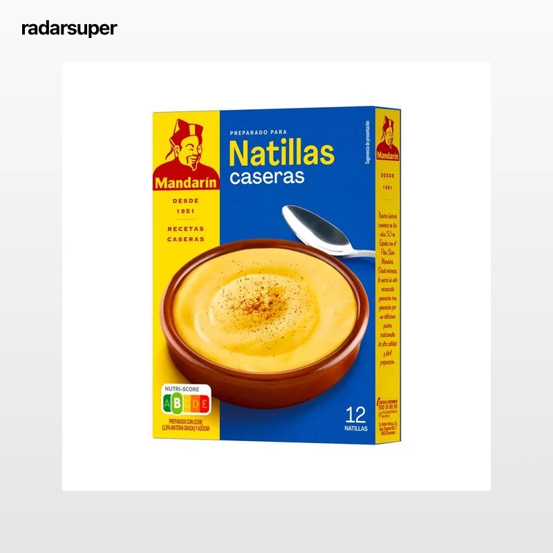 MANDARÍN Natillas preparado MANDARÍN 80 g.