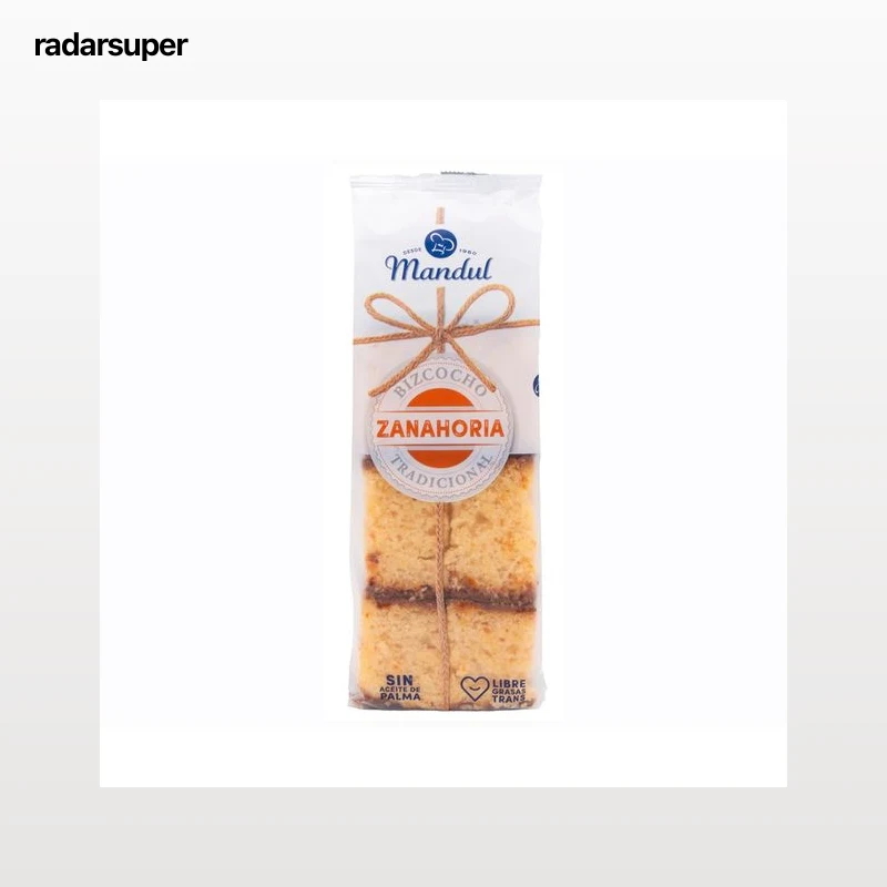 MANDUL Bizcocho de zanahoria 300 g.