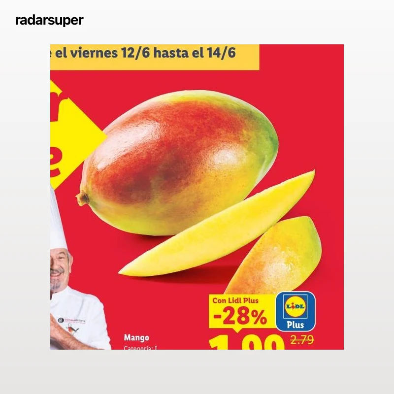 Mango Categoría: I. Origen: Brasil / Costa de Marfil / Perú. 2 uds