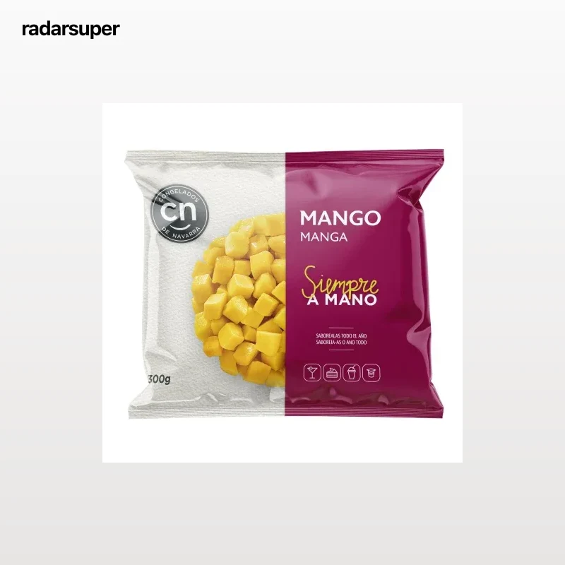 Mango troceado Congelado de Navarra 300 g.