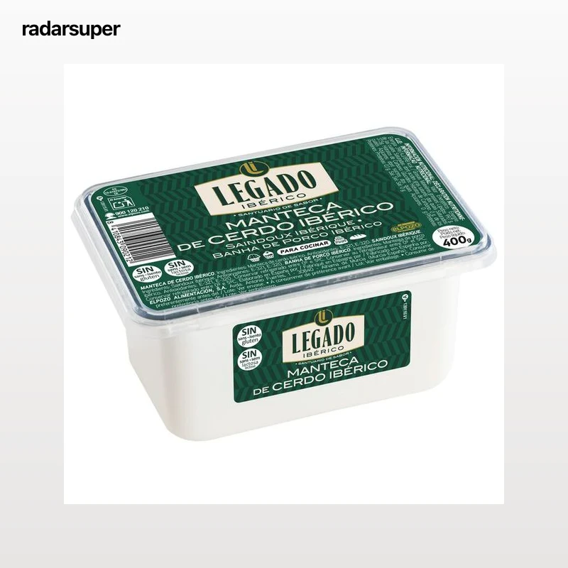Manteca de cerdo ibérica ElPozo 400g