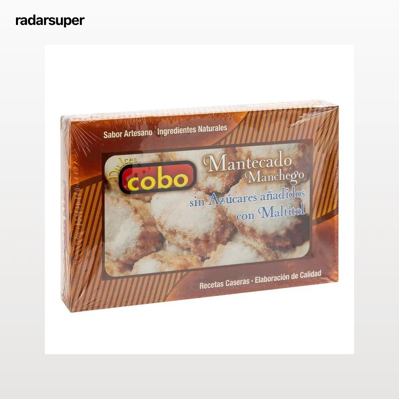 Mantecado manchego sin azúcar Cobo 350g