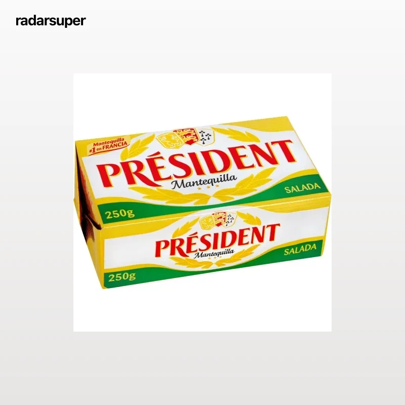 Mantequilla con sal Président 250 g.
