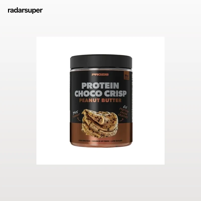 Mantequilla de cacahuete Protein Choco Crisp Prozis 250 g.