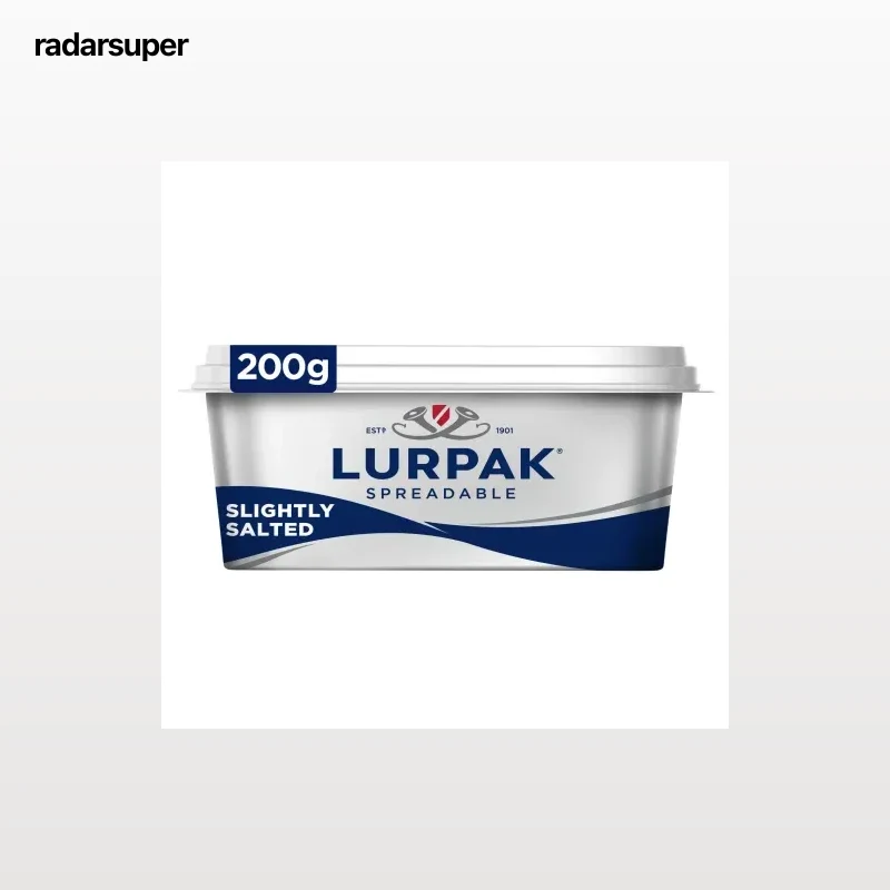Mantequilla fácil de untar ligeramente salada Lurpak 200 g.