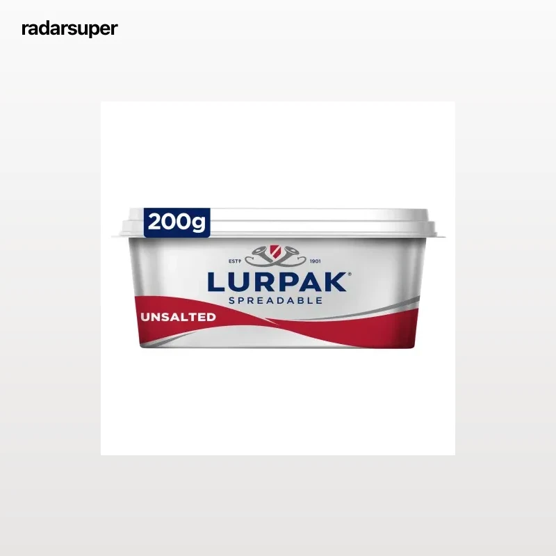 Mantequilla fácil de untar sin sal Lurpak 200 g.