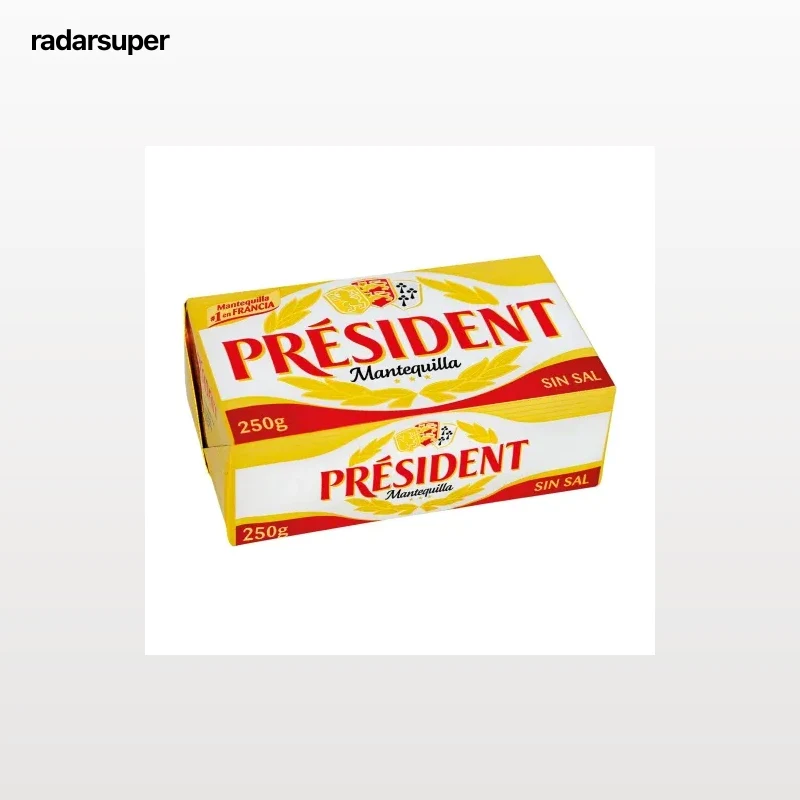 Mantequilla sin sal Président 250 g.