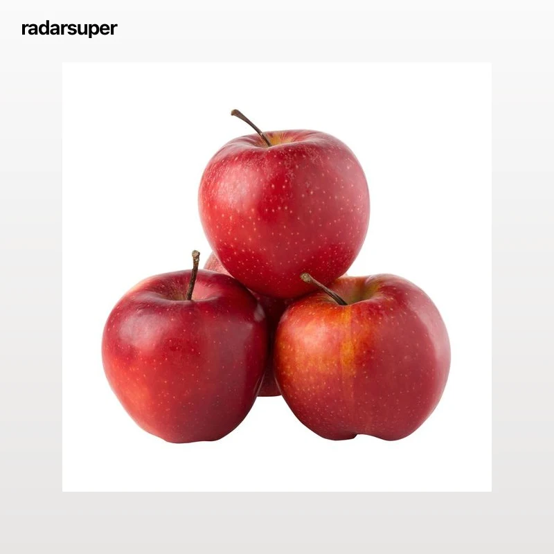 Manzanas rojas ecológicas, bandeja 700 g.