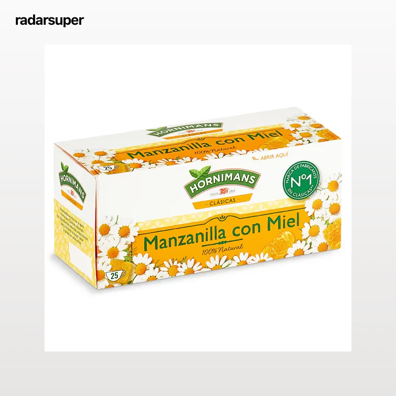 Manzanilla con miel Hornimans 25 unidades