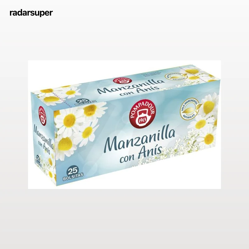 Manzanilla Pompadour 25u con anís