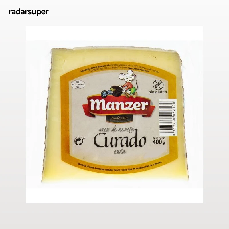MANZER Queso mezcla curado 400 g.