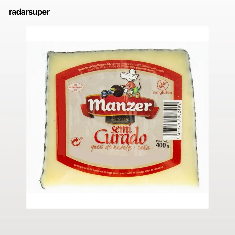 MANZER Queso mezcla semicurado 400g.