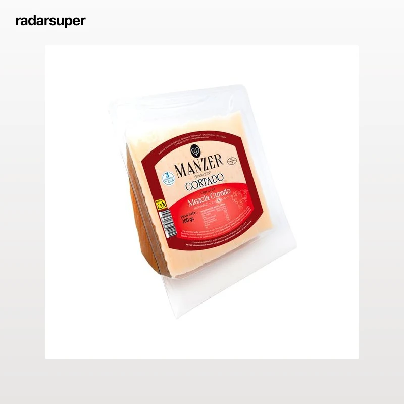 MANZER Ya cortado Queso mezcla curado 200 g.