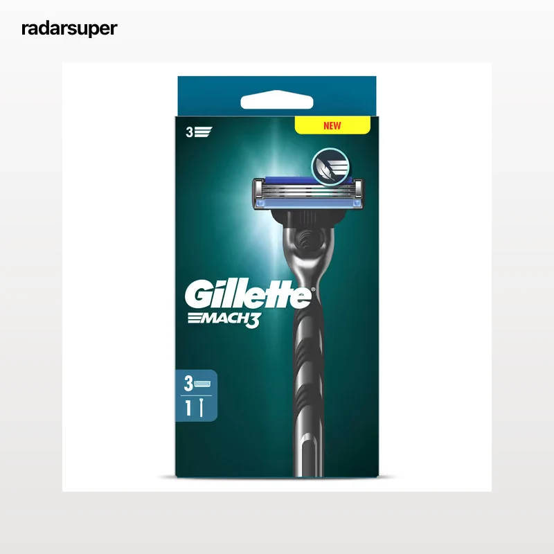 Maquinilla de afeitar + 2 recambios Gillette Mach3 1 unidad