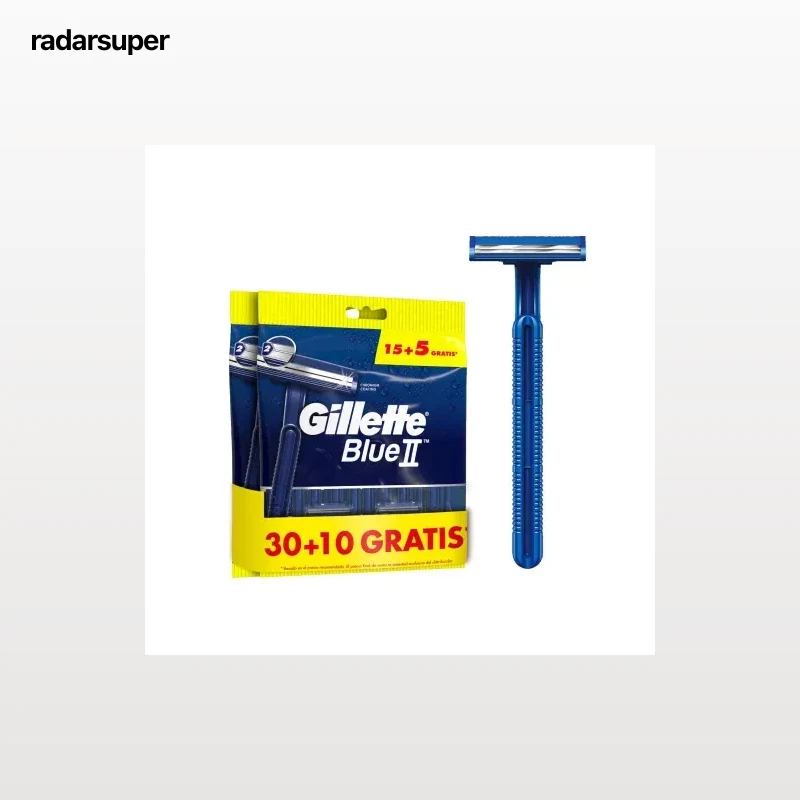 Maquinillas desechable para hombre Blue II Gillette 30 ud.