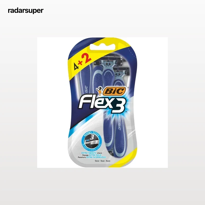 Maquinillas desechables Flex 3 Bic 4 ud.