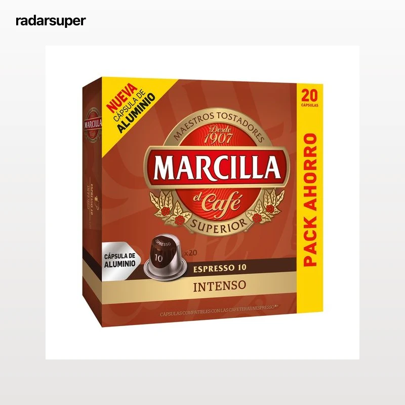 MARCILLA Café en cápsulas Intenso I10, 20 uds.