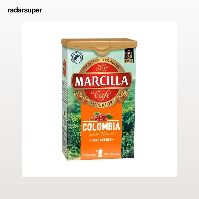 MARCILLA Café molido Colombia natural 250 g.