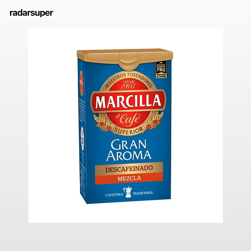 MARCILLA Café molido descafeinado mezcla 200 g.