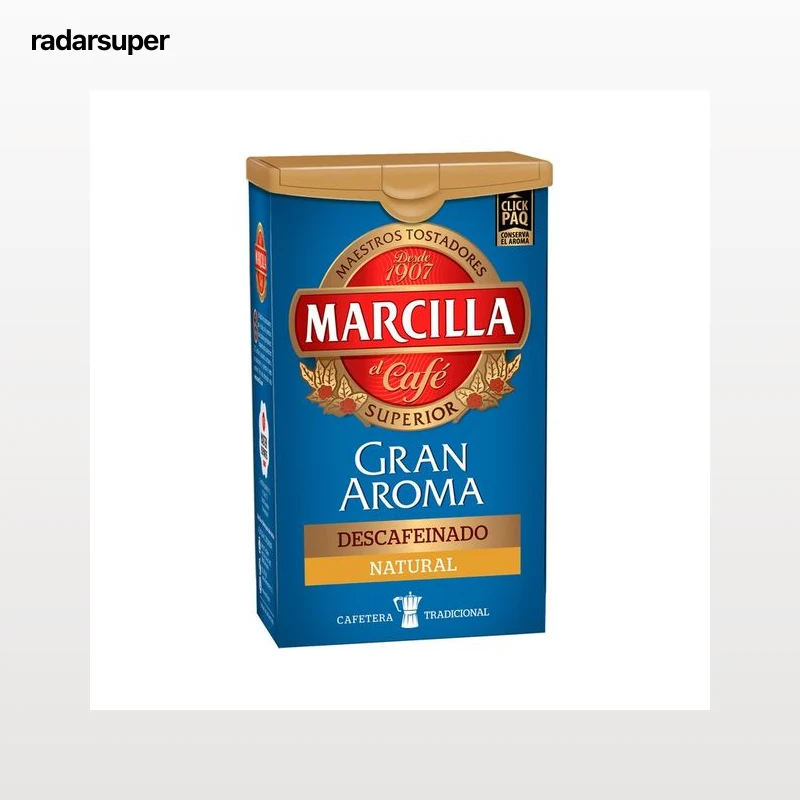 MARCILLA Café molido descafeinado natural 200 g.