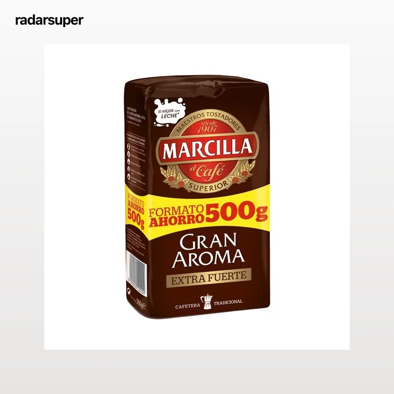MARCILLA Café molido Gran Aroma extra fuerte 500 g.