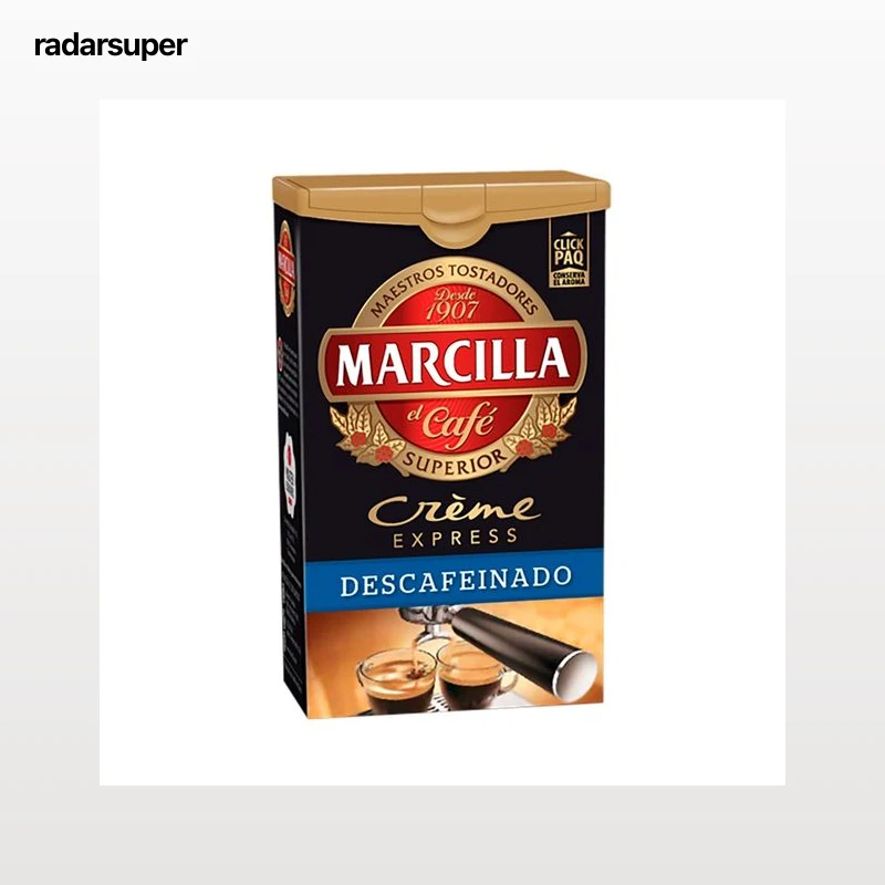 MARCILLA Crème Express Café molido espresso descafeinado mezcla 250 g,