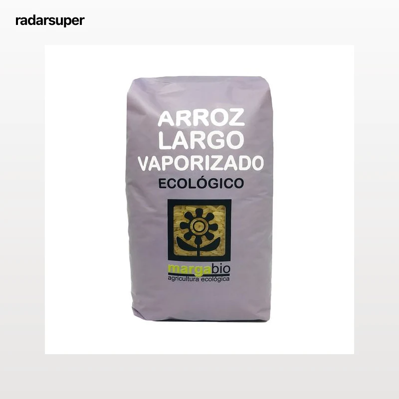 MARGABIO Arroz largo vaporizado de agricultura ecológica 1 kg.