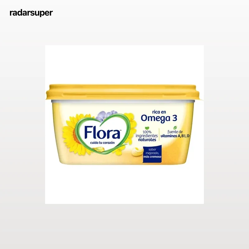Margarina original Flora sin gluten y sin lactosa 400 g.
