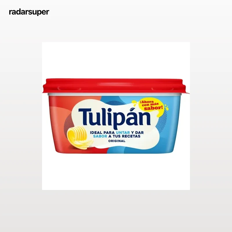 Margarina original Tulipán sin gluten y sin lactosa 400 g.
