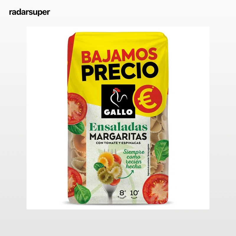 Margaritas con tomate y espinacas Gallo 450 g