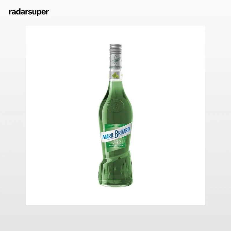 MARIE BRIZARD Licor de peppermint (menta) con alcohol MARIE BRIZARD botella de 70 cl.