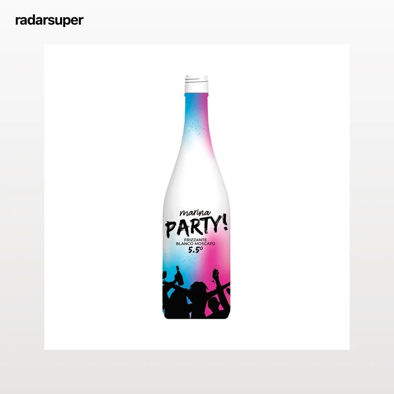 MARINA PARTY! Vino frizzante blanco moscato con baja graduación alcoholica (5.5%) botella 75 cl.