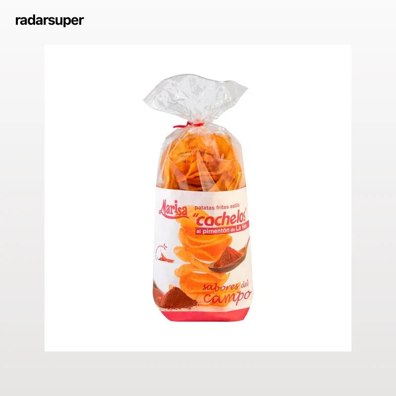 MARISA Patatas fritas estilo Cachelos al pimentón de La Vera 150 g.