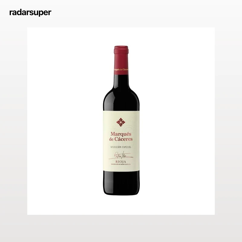 MARQUÉS DE CÁCERES Selección especial Vino tinto crianza con D.O. Ca. Rioja botella 75 cl.