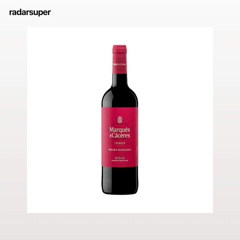 MARQUÉS DE CÁCERES Vendimia seleccionada Vino tinto crianza con D.O. Ca. Rioja botella 75 cl.
