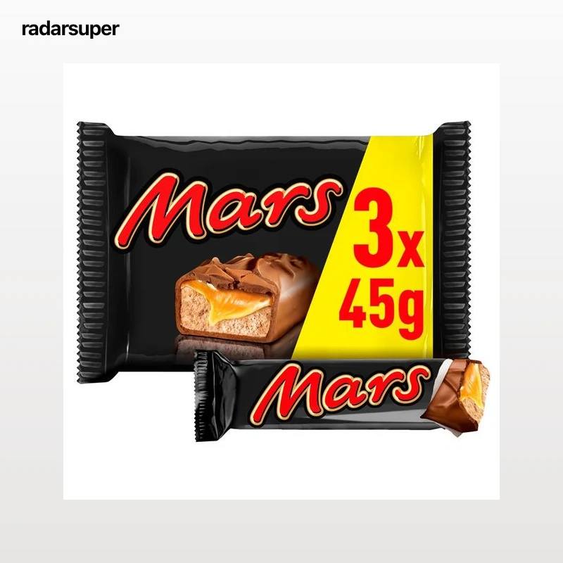 MARS Barra chococaramelo 3 uds 45 g.