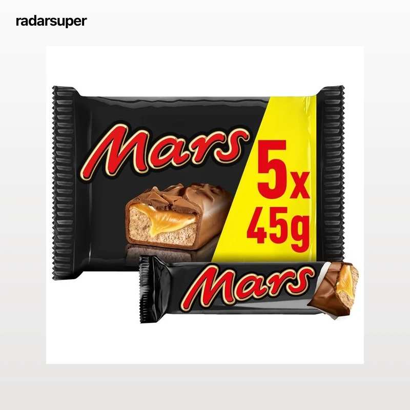 MARS Barritas de chocolate rellenas de caramelo 5 uds. 45 g.