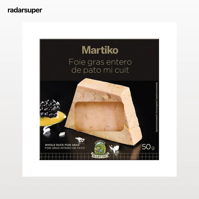 MARTIKO Foie gras de pato entero "Mi cuit" 50 g.