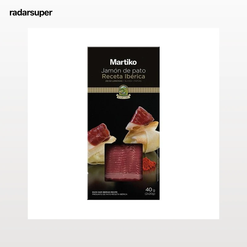 MARTIKO Jamón de pato (receta ibérica), cortado en finas lonchas 2 x 20 g.