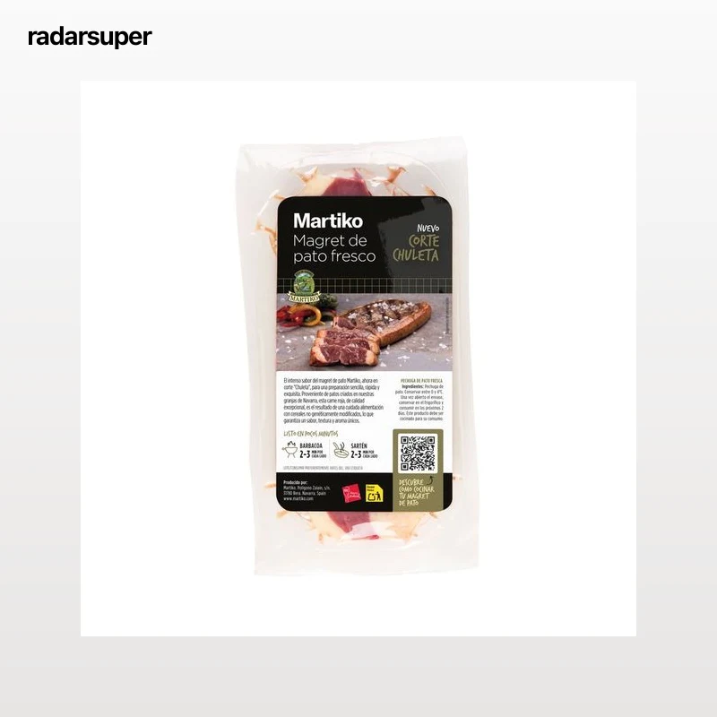 MARTIKO Maget de pato fresco, corte chuleta 190 g.