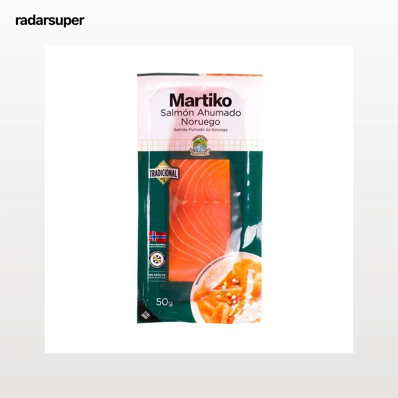 MARTIKO Salmón ahumado tradicional MARTIKO 50 gr.