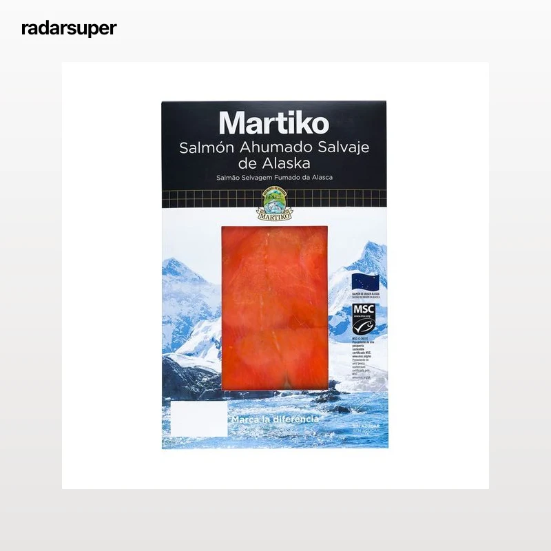 MARTIKO Salmón salvaje de Alaska ahumado MARTIKO 80 gr.