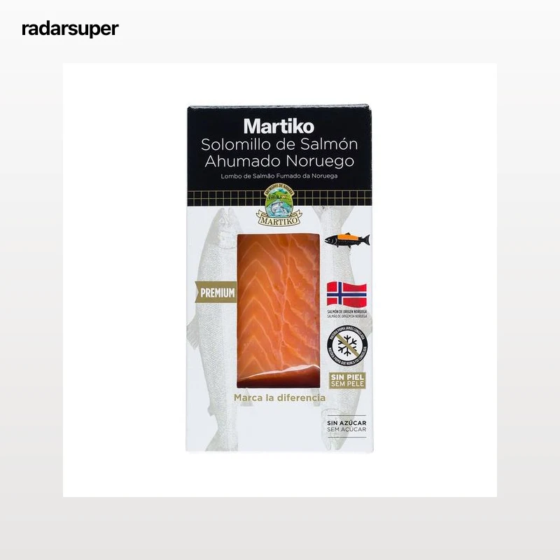 MARTIKO Solomillo de salmón ahumado Noruego MARTILO 150 g.