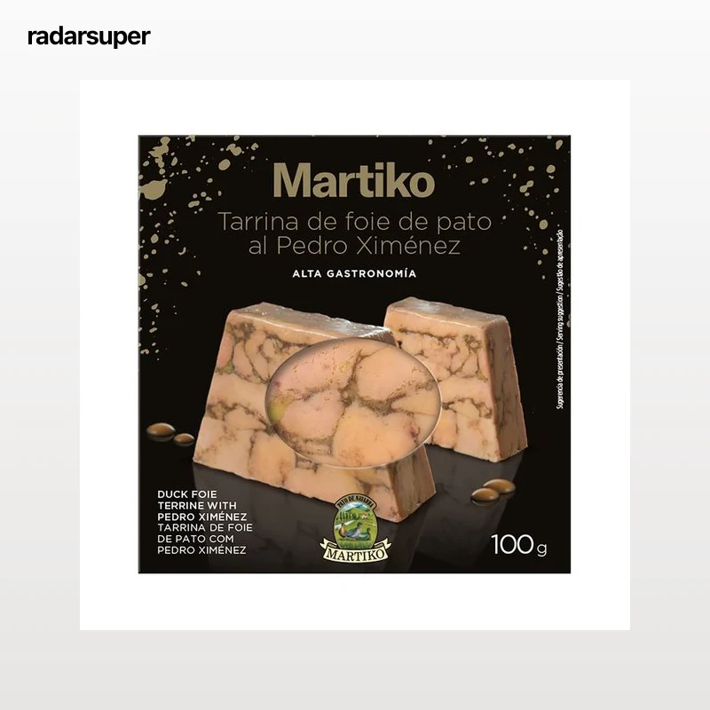 MARTIKO Tarrina de foie de pato al Pedro Ximénez 100 g.