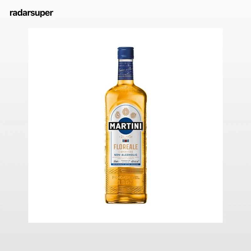 MARTINI Floreale Aperitivo sin alcohol, ligero y floral con notas de artemisa y manzanilla romana botella 75 cl.