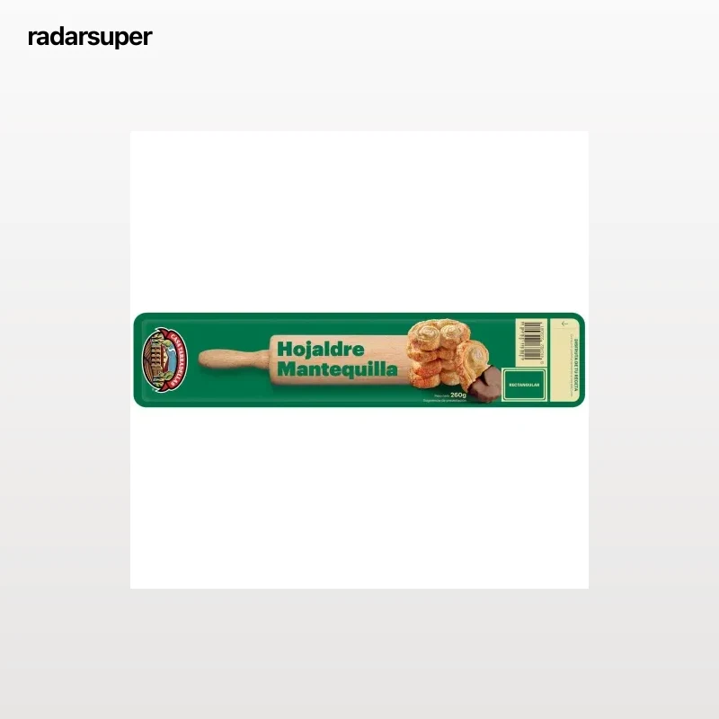 Masa de hojaldre con mantequilla Casa Tarradellas 260 g.