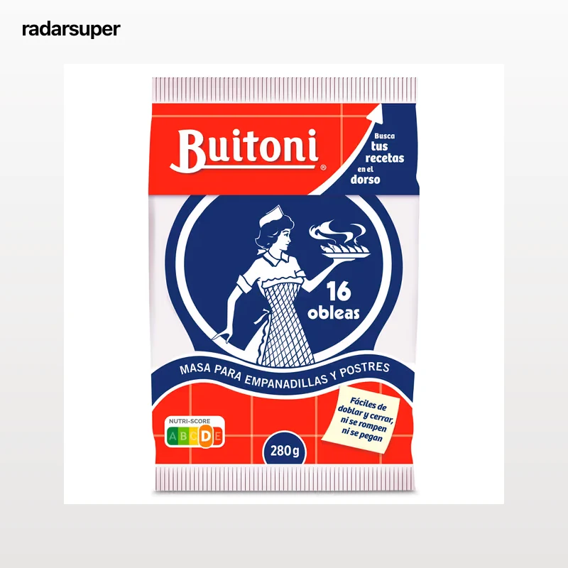 Masa para empanadillas y postres paquete Buitoni 280 g