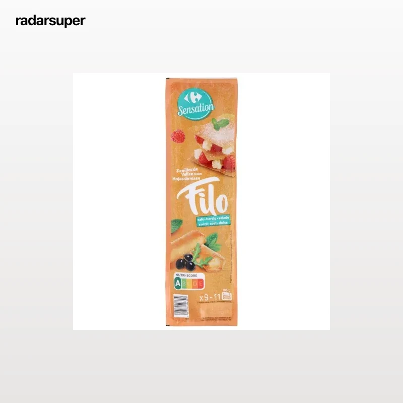 Masa filo Carrefour 250 g.