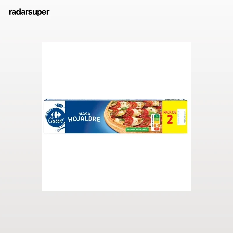 Masa hojaldre Carrefour Classic 460 g.